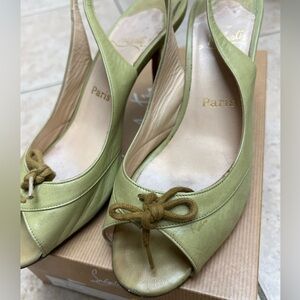 Light green Christian Louboutin Heels 39
